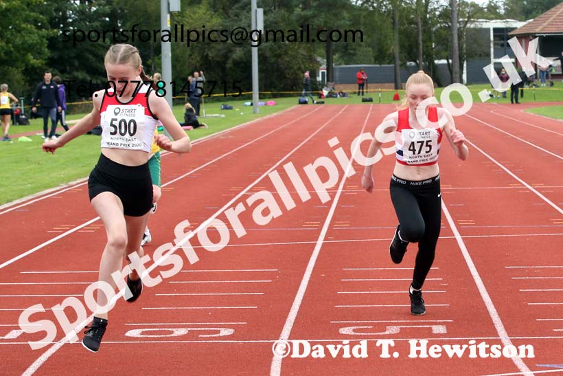 100 metres, NECAA Open Meeting, Morpeth, Sunday, September 27th. David T. Hewitson/Sports for All Pics